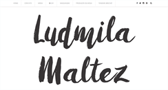 Desktop Screenshot of ludmilamaltez.com